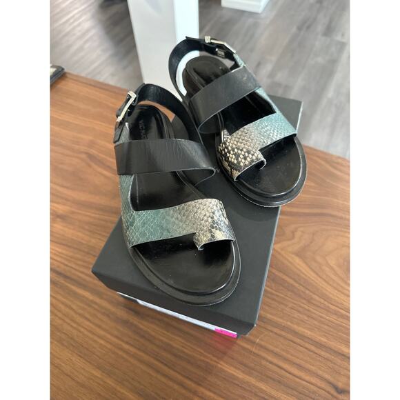 Vic Matie Shoes - Vic Matie Leather Sandals Size 37.5(7.5)